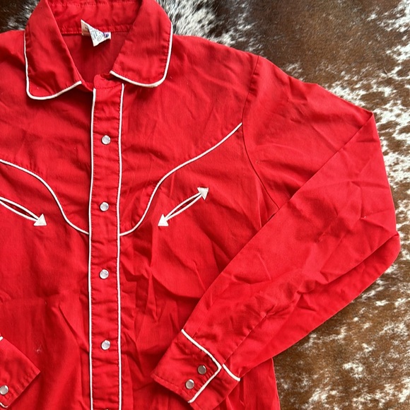 Vintage Weatern Pearl Snap - Picture 2 of 5